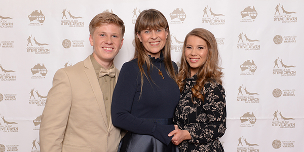 Irwin family on the red carpet.